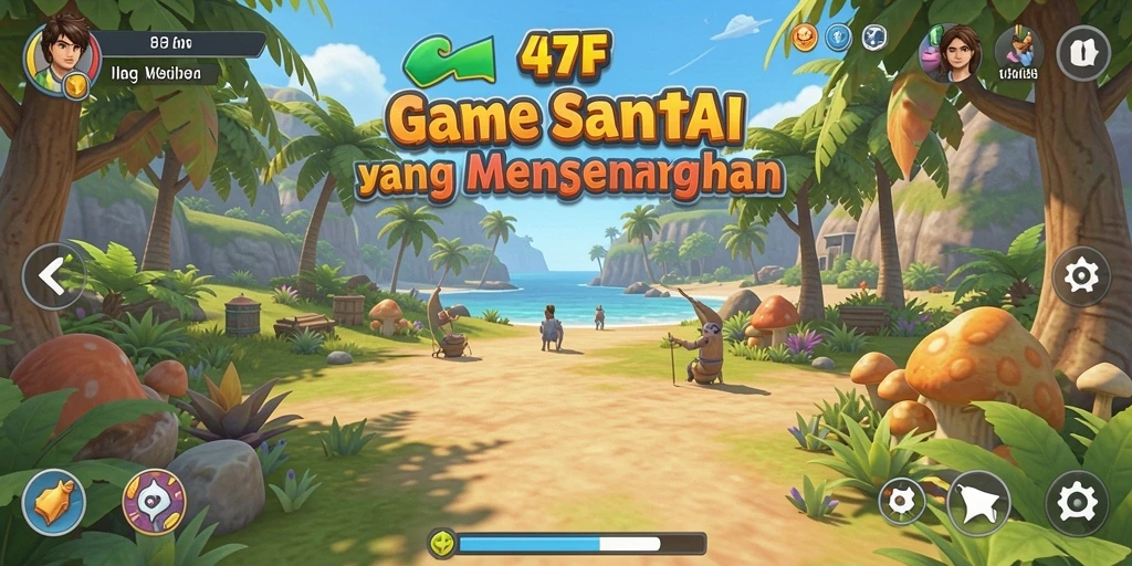 Tampilan gameplay 47F yang seru dan menarik.