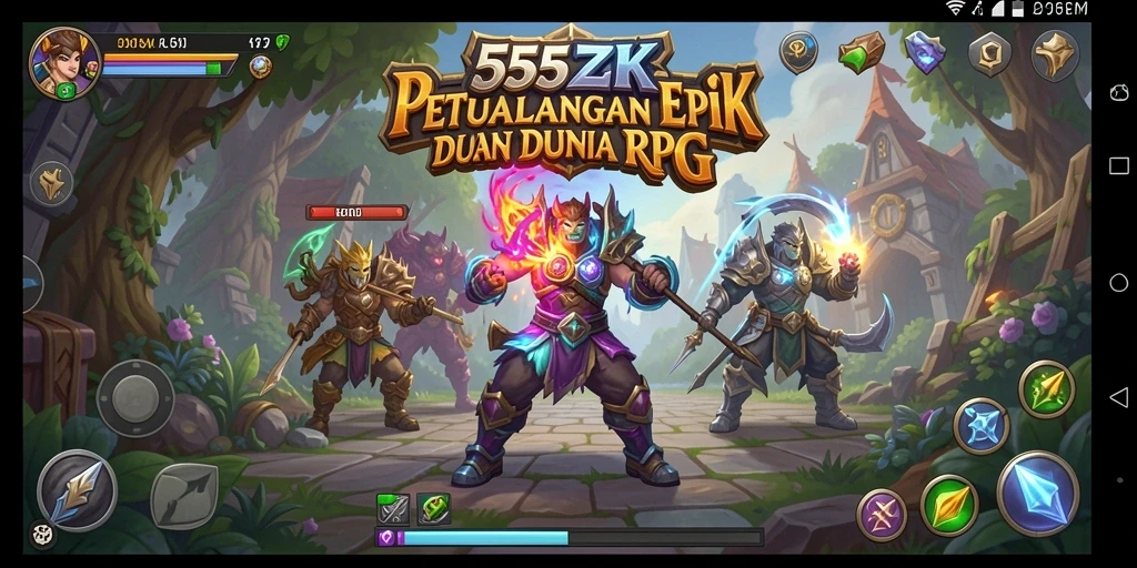 Gameplay seru dan mendebarkan dalam 555ZK yang menguji strategi pemain.