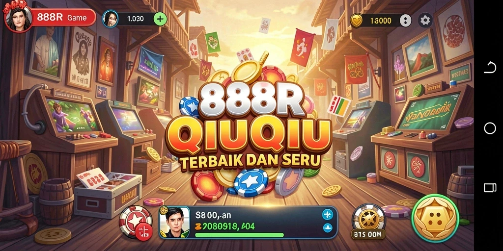 Tampilan gameplay QiuQiu yang menarik dan seru di 888R.