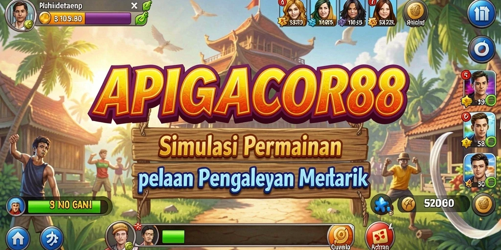 Screenshot dari gameplay APIGACOR88 yang menunjukkan pengalaman simulasi yang mendalam.