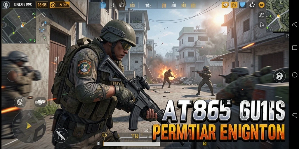 Tampilan gameplay mendebarkan di AT866 dengan aksi intens dan grafis menakjubkan.
