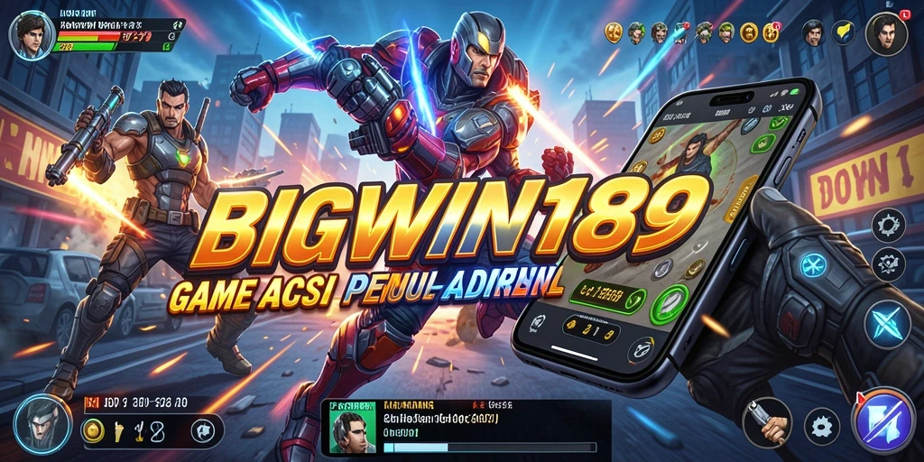 Tampilan gameplay menegangkan di BIGWIN189 dengan aksi seru.