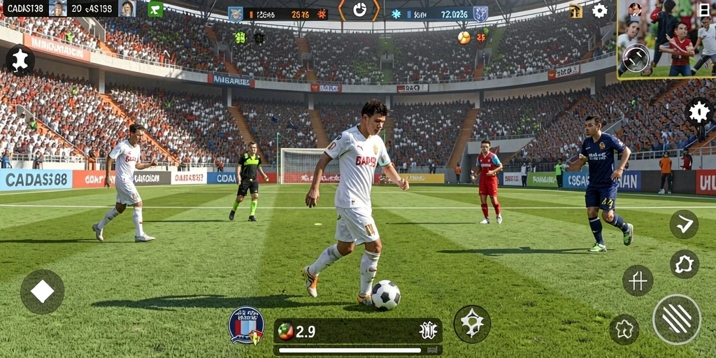 Gameplay menarik dari CADAS138 dalam aksi sepak bola.