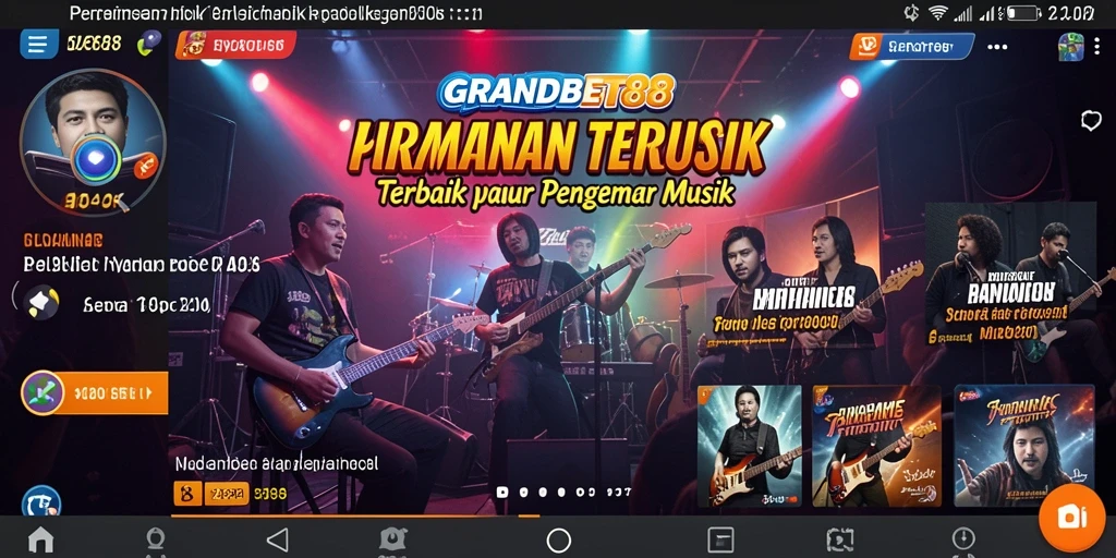 Tampilan gameplay yang seru di GRANDBET88 dengan lagu-lagu favorit.