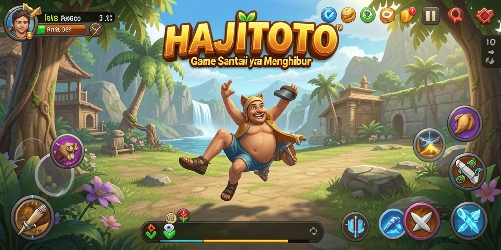 Tampilan gameplay seru di HAJITOTO yang penuh warna.