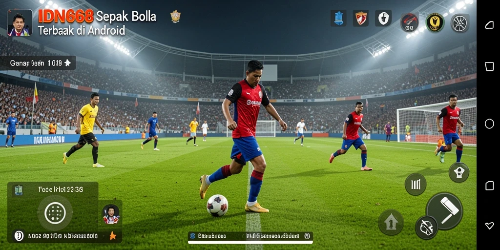 Tampilan gameplay IDN668 yang penuh aksi di lapangan.