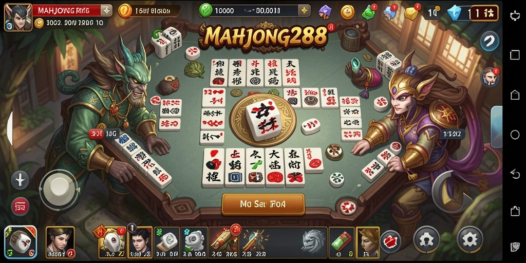 Tampilan gameplay menarik dari <strong>MAHJONG288</strong> yang penuh dengan aksi RPG.