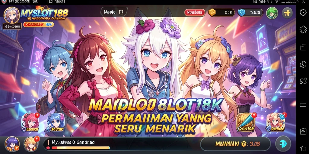 Gameplay MYSLOT188 yang memukau dengan karakter Anime.