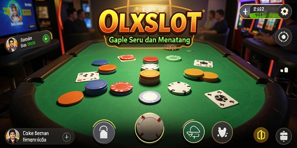 Screenshot gameplay OLXSLOT dengan suasana Gaple yang menarik.