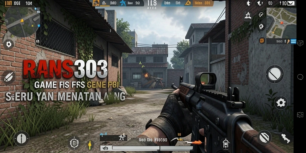 Gameplay RANS303 dengan aksi menembak yang intens.