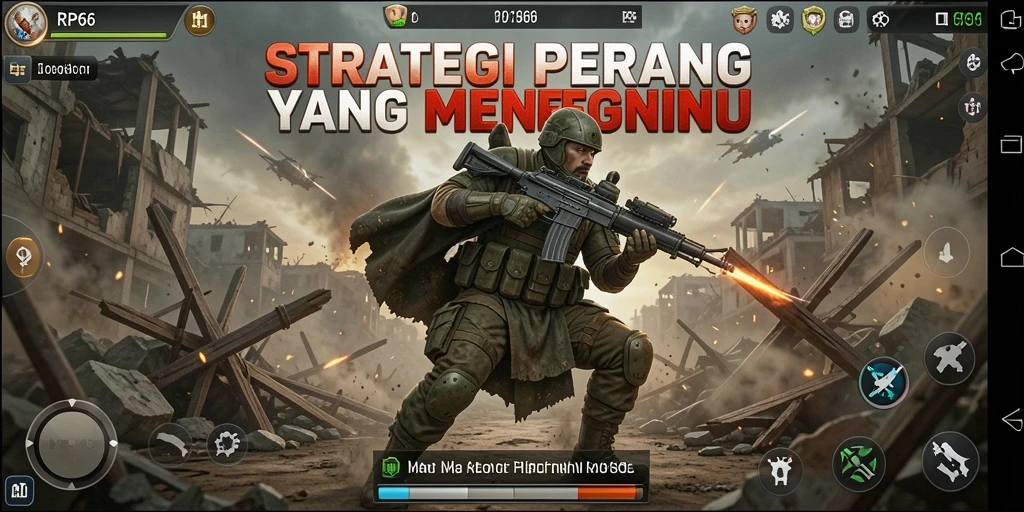 Tangkapan layar utama RP66 menampilkan pertempuran taktis yang mendebarkan.