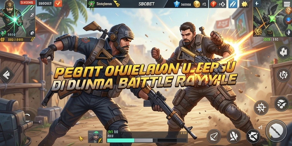 Screenshot SBOBET menampilkan aksi menegangkan dalam pertempuran Battle Royale.