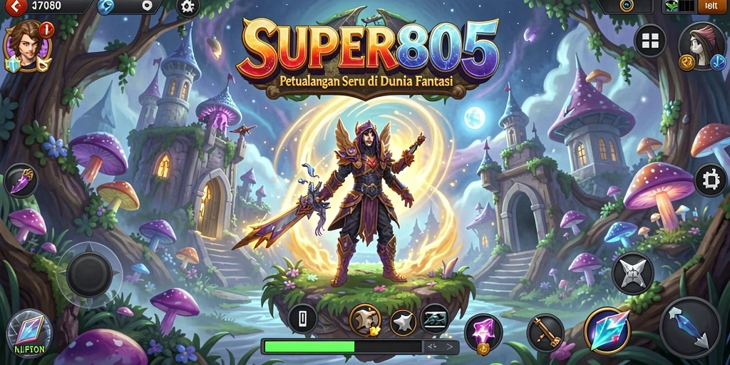 Gameplay SUPER805 yang menegangkan dalam petualangan RPG