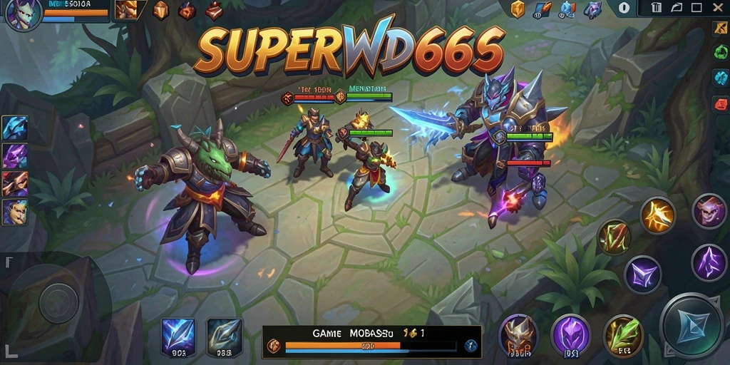 Tangkapan layar dari gameplay SUPERWD666 yang seru dan intens.