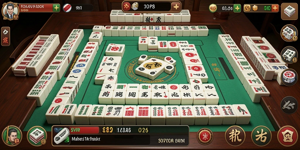Screenshot gameplay Mahjong SVIP8 yang menarik dan penuh tantangan.