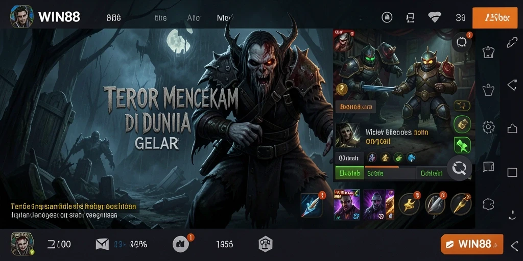 Gameplay mencekam dalam suasana horror yang mencekam.